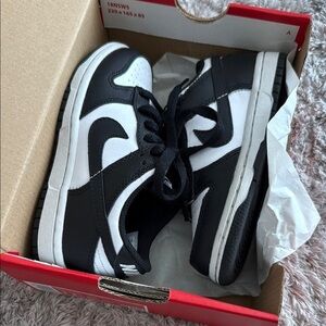 Nike Dunk Black and White Sneakers